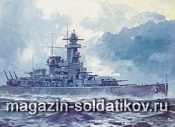 Сборная модель из пластика Корабль Адмирал Граф Шпее 1:400 Хэллер - фото