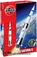 Сборная модель из пластика А Космический корабль APOLLO SATURN V (1/144) Airfix - фото