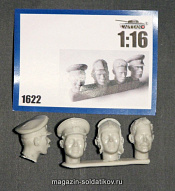 Аксессуары из смолы Характерные головы 2, 1:16, Capitan - фото