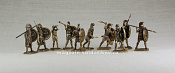 Миниатюра из бронзы 490BC 101-110 Греки Марафона, 490 год до н.э. (набор из 10 фигур) 40 мм, Седьмая миниатюра - фото