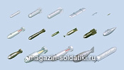 ИТ Набор немецких авиационных бомб (1/48) Italeri. Артиллерия - фото