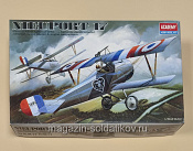 Сборная модель из пластика 2190 Самолет Ньюпор 17 1:32 Академия - фото
