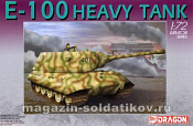 Сборная модель из пластика Д Немецкий танк E-100 (1/72) Dragon - фото