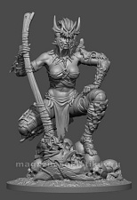 Сборная миниатюра из смолы Savage Female, First Legion - фото