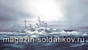 Сборная модель из пластика Корабль HMS King George V 1:400 Хэллер - фото