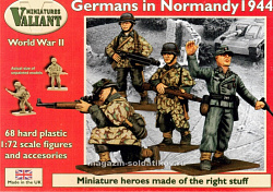 Солдатики из пластика Germans in Normandy 1944, 1:72, Valiant Miniatures (VM004) (VM004)