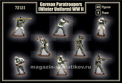 Солдатики из пластика German Paratroopers Winter Uniform WWII (1/72) Mars (72121) (72121)