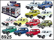 Сборная модель из пластика Лада 4*4 в ассортименте, 1/60 Autotime - фото