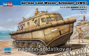 Сборная модель из пластика Бронемашина (LWS)Amphibious Tractor Early Production (1/35) Hobbyboss - фото