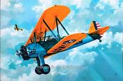 Сборная модель из пластика Rod 631 Самолет Boeing-Stearman PT-17 Kaydet 1/32 Roden - фото