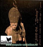 Сборная миниатюра из смолы Bishop, 150 мм, Castle miniatur - фото
