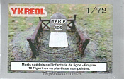Солдатики из пластика YKRIP 195 Убитые солдаты (линейная пехота Французской Империи), 1:72, Ykreol - фото