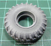 Аксессуары из смолы Запасное колесо КИ-80 на БТР-70, БТР-80 (2 шт.), 1:35, Hobby Planet - фото