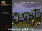 Солдатики из пластика Корпус морской пехоты США, Вьетнам, 1965 г, 1:72, Pegasus - фото