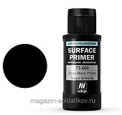 Грунт черный гляцевый 60ml Vallejo - фото