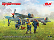 Сборная модель из пластика Аэродром RAF II МВ (1/48) ICM - фото