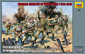 Солдатики из пластика Русская пехота Первой мировой войны (1/72) Звезда - фото