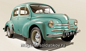 Сборная миниатюра из пластика Aвтомобиль Рено 4 CV, 1:24, Хэллер - фото
