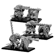 3x Ratman Jezails, 28 mm Punga miniatures - фото