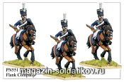 Фигурки из металла PN 551 Ранние гусары, фланкеры (28 мм) Foundry - фото