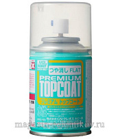 Краска художественная т.м.MR.HOBBY Mr.PREMIUM TOP COAT FLAT 88мл, Mr. Hobby - фото