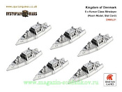 Королевство Дания - минный заградитель, 1:1200, Dystopian Wars. Wargames (игровая миниатюра) - фото