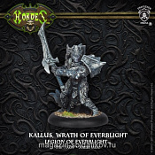 Сборная миниатюра из металла PIP 73058 Legion Kallus, WWrath of Everblight BLI Warmachine - фото