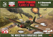 Сборная модель из пластика ИЛ-2 Штурмовик 3шт (1:144) (15мм) Flames of War - фото