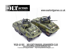 Сборная модель из металла M8 Грейхаунд Бронемашина BOX Warlord (WGB-AI-101) (WGB-AI-101)