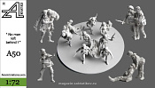 Сборные фигуры из смолы «Своих не бросаем» 1:72, Alex miniatures - фото