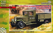 Сборная модель из пластика Грузовой автомобиль ЗИС-5B, 1:72, Zebrano - фото