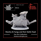 Сборная фигура из смолы Гриба и Гроба (70 мм) Blood Carrot Knights - фото