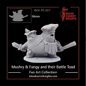 Сборная фигура из смолы Гриба и Гроба (70 мм) Blood Carrot Knights - фото
