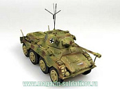 Масштабная модель в сборе и окраске Бронеавтомобиль SD.KFZ.234/2 «PUMA» 2 Pz. Div., Normandy 1944, Panzerstahl - фото