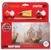 Сборная модель из пластика А Корабль MARY ROSE (1:400) Airfix - фото