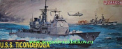 Сборная модель из пластика Д Авианосец ВМС США Ticonderoga (1/350) Dragon - фото