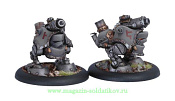 PIP 41016 Mercenary Grundback Gunner Rhulic Light Warjacks (2) BLI, Warmachine. Фэнтези - фото