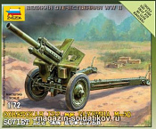 Сборная модель из пластика Советская 122мм гаубица М-30 (1/72) Звезда - фото