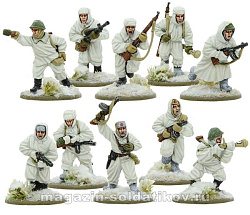 Soviet Veteran Squad in Snowsuits 28 мм Warlord (402214001) (402214001)