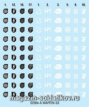 Сборная модель из пластика SS Decals (15 мм) Flames of war - фото