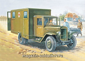 Сборная модель из пластика Санитарный автомобиль ЗИС-44 (1/35) Восточный экспресс - фото