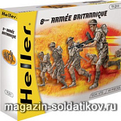 Солдатики из пластика Набор солдатиков «Британские солдаты» 1:72 Хэллер - фото