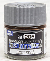Краска художественная 10 мл. Super Titanium 2, Mr. Hobby. Краски, химия, инструменты - фото