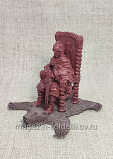 Солдатики из пластика Князь Рюрик (бордовый), 1:32 Хобби Бункер - фото