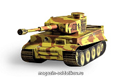 Сборная модель из картона. Серия: Бронетехника. Масштаб 1/35. Танк «PzKpfw VI TIGER» Умбум - фото