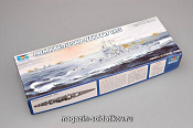 Сборная модель из пластика Линкор «Жан Бар» 1950г. 1:700 Трумпетер - фото