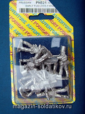 Фигурки из металла PN 521 Ранние фузилеры стреляют (28 мм) Foundry - фото