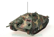 Масштабная модель в сборе и окраске Танк Hetzer (MID PROD) H.Pz.Jg.Abt.741, Western Front, Sept. 1944, Panzerstahl - фото