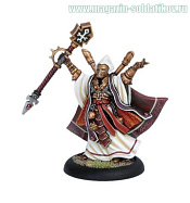 Сборная миниатюра из металла и смоллы PIP 32001 Protectorate Warcaster Scrutator Severius BLI*, Warmachine - фото