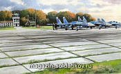 Сборная модель из пластика Советские плиты аэродромного покрытия ПАГ-14 ICM (1/72) - фото